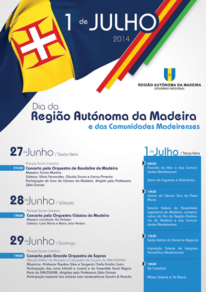 Comemorações do Dia da Região Autónoma da Madeira e das Comunidades Madeirenses – 1 de julho