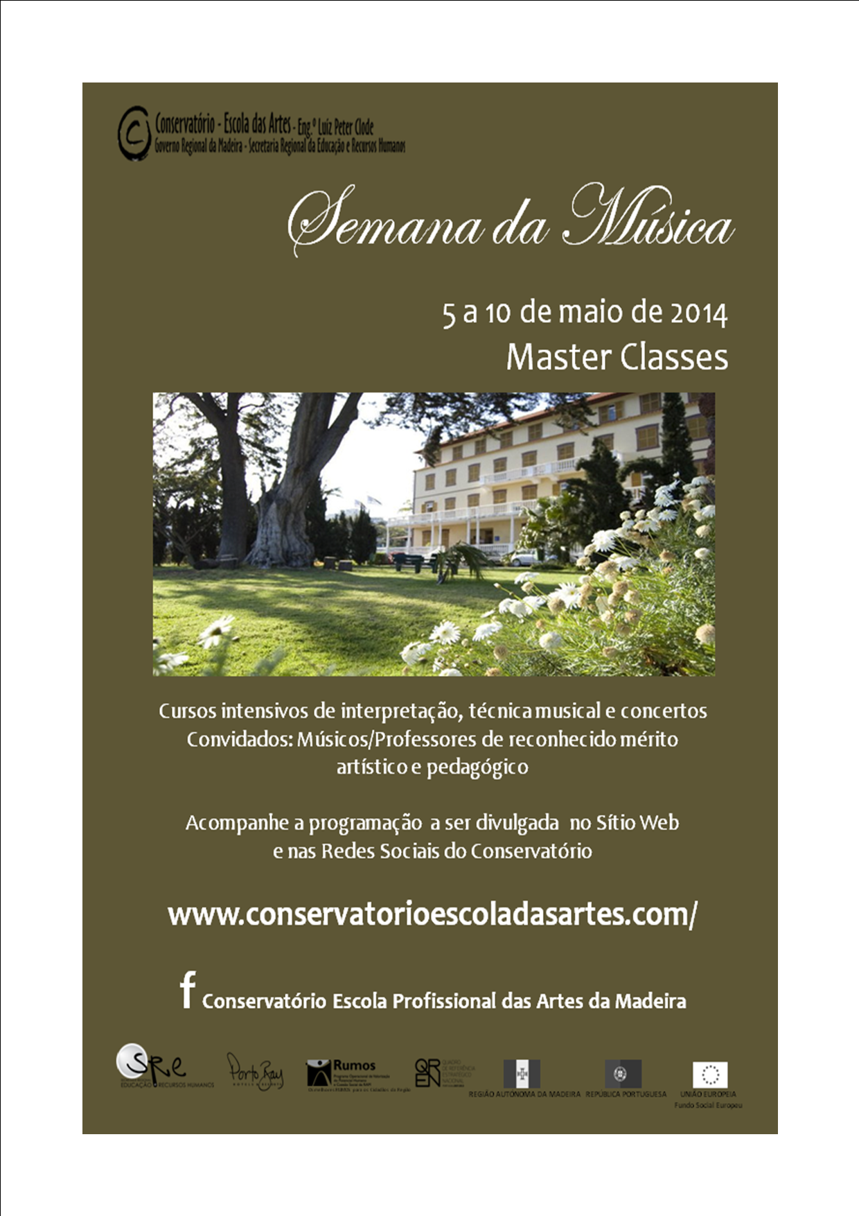 Conservatório das Artes promove a “Semana da Música - Master Classes”