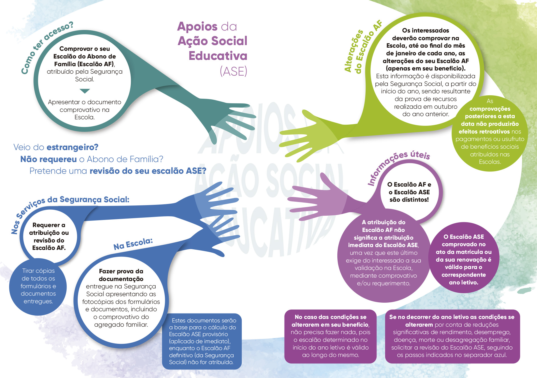 Atribuição e Revisão do Escalão da Ação Social Educativa (ASE)