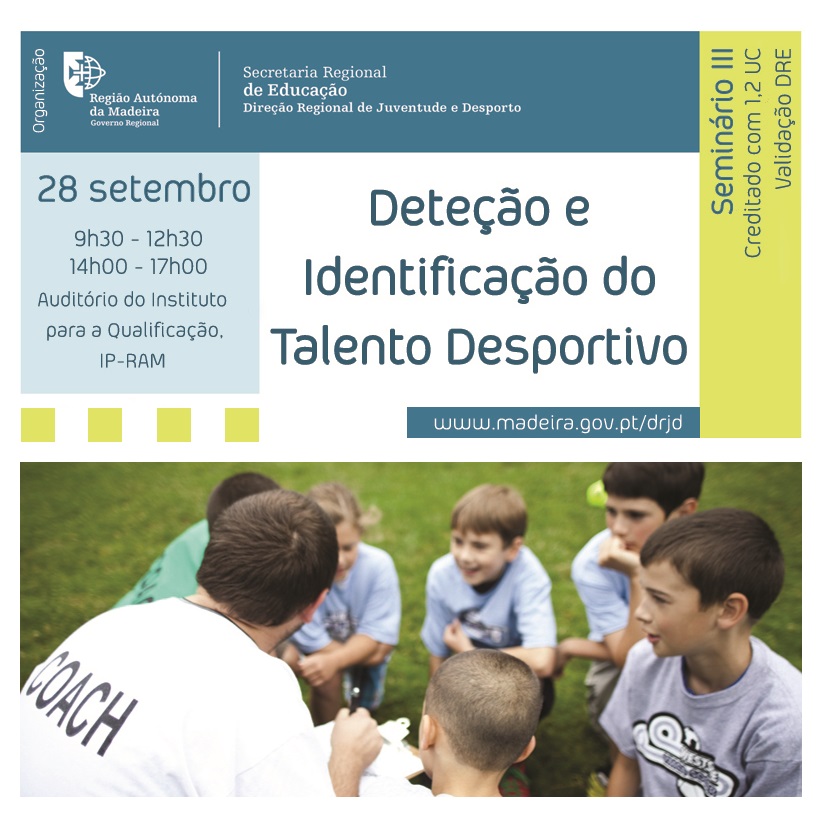 "Deteção e Identificação do Talento Desportivo" - Inscrições abertas!