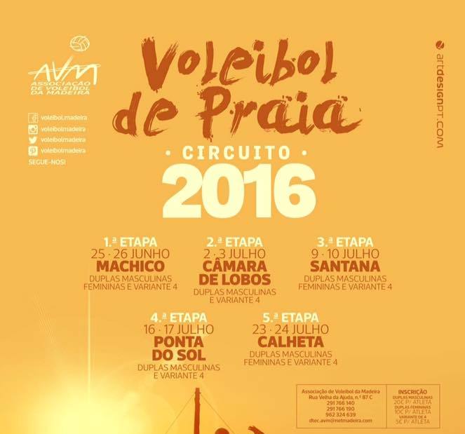 Voleibol - Circuito de Voleibol de Praia 2016