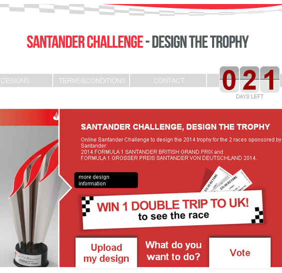 Santander Challenge - Design the Trophy