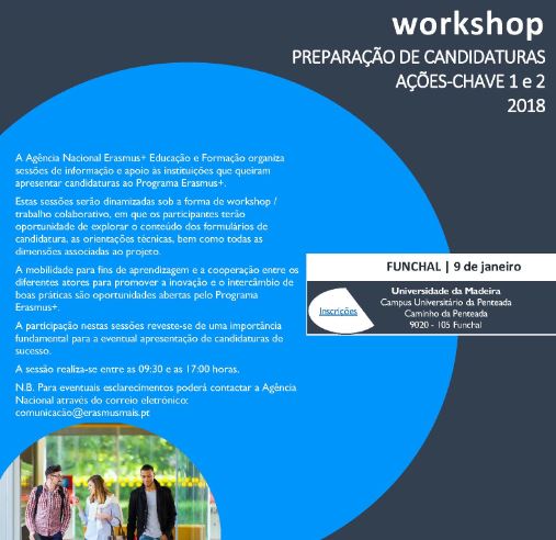 Workshop preparação de candidaturas ações-chave 1 e 2