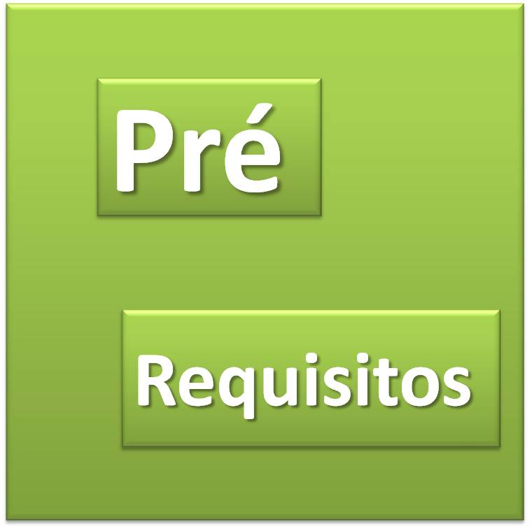 Pré-requisitos 2016