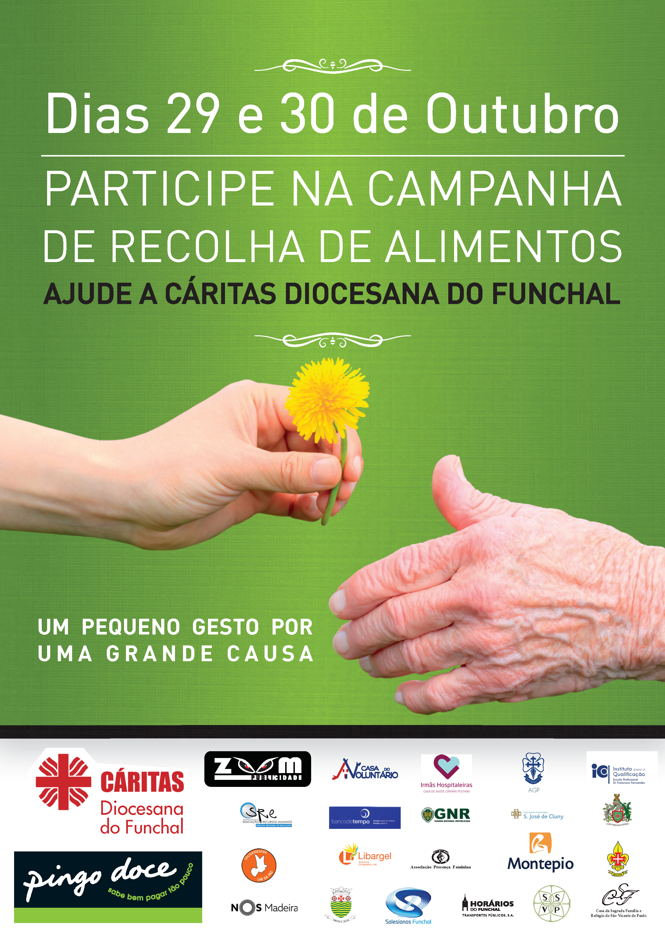Campanha de recolha de alimentos da Cáritas Diocesana do Funchal