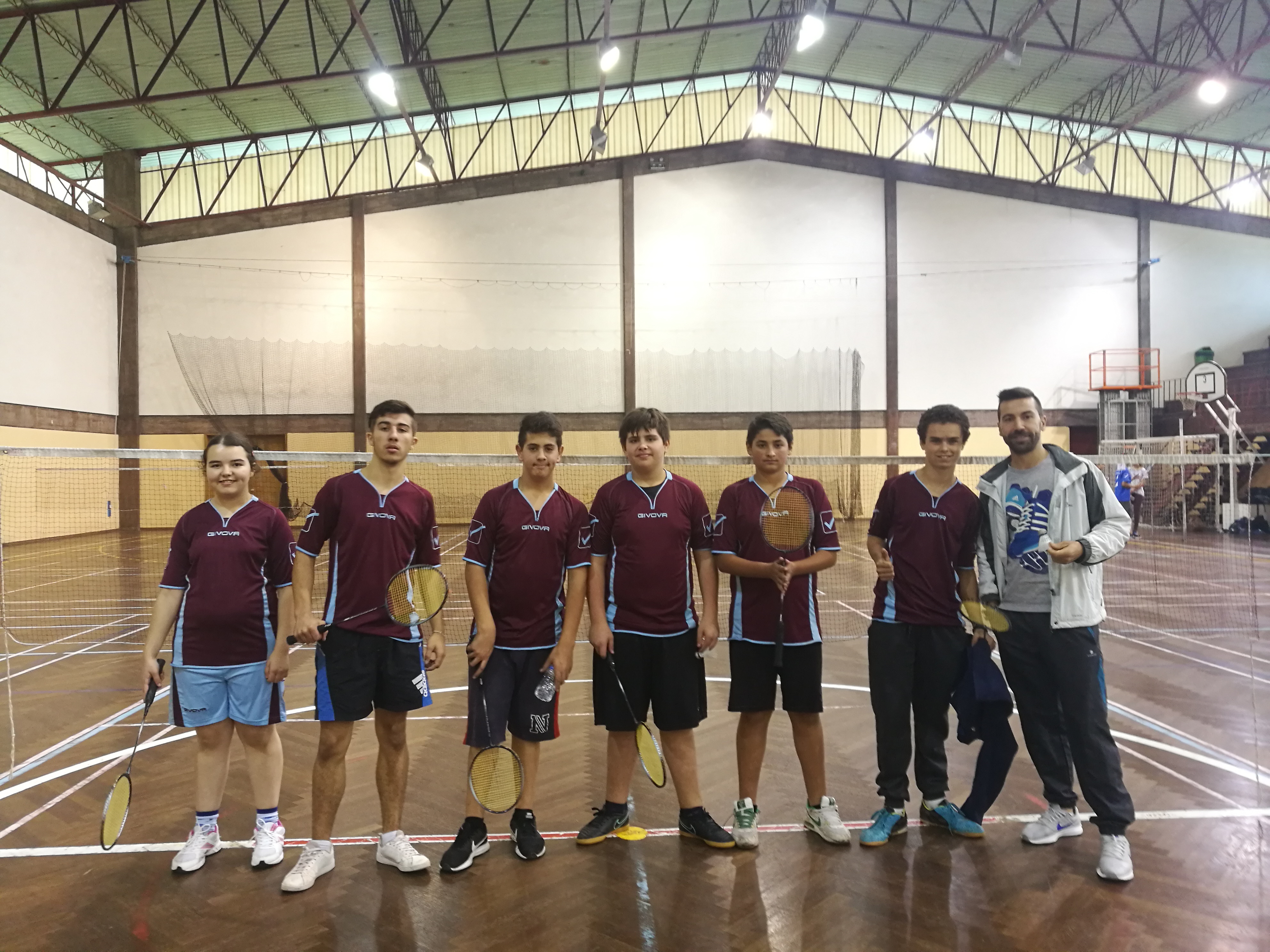 1ª Concentração de badminton | zona Este/Oeste | Iniciados/Juvenis