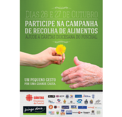 Campanha de recolha de alimentos da Cáritas Funchal