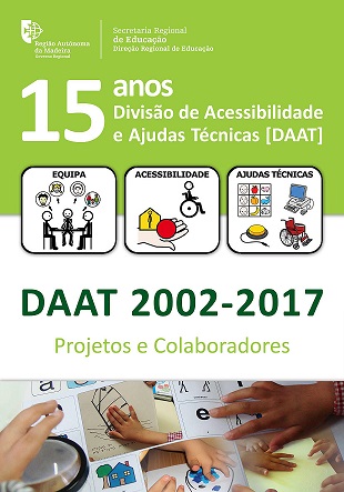 EBook 15.º aniversário DAAT - DRE | Folheto Informativo "Tecnologias Adaptadas na Educação"