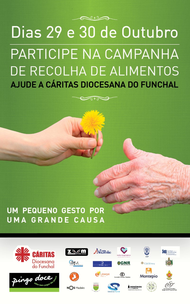 Campanha de recolha de alimentos - Cáritas Diocesana do Funchal